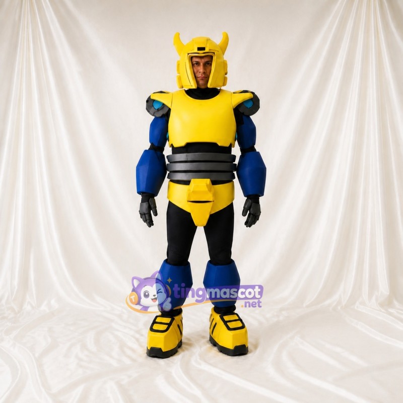Robot Blindé Costume de mascotte intégral pour adultes Événements technologiques