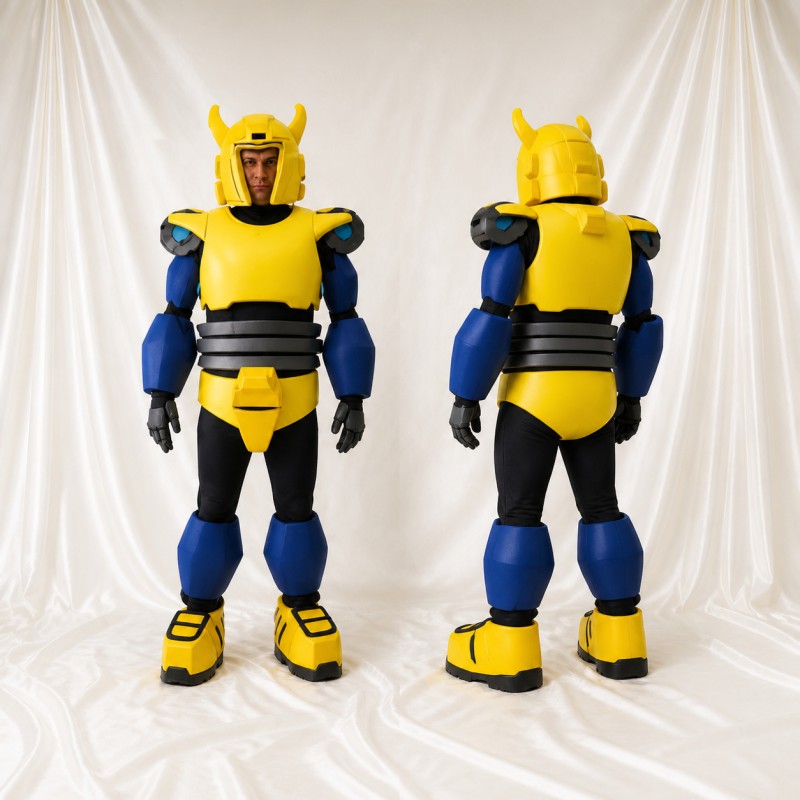 Robot Blindé Costume de mascotte intégral pour adultes Événements technologiques