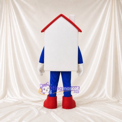 White House Mascot Costume Full Body for Adults Events