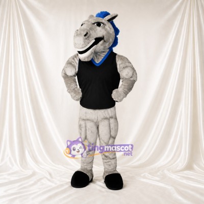 Athlète Cheval Costume de mascotte intégral pour adultes Événements scolaires