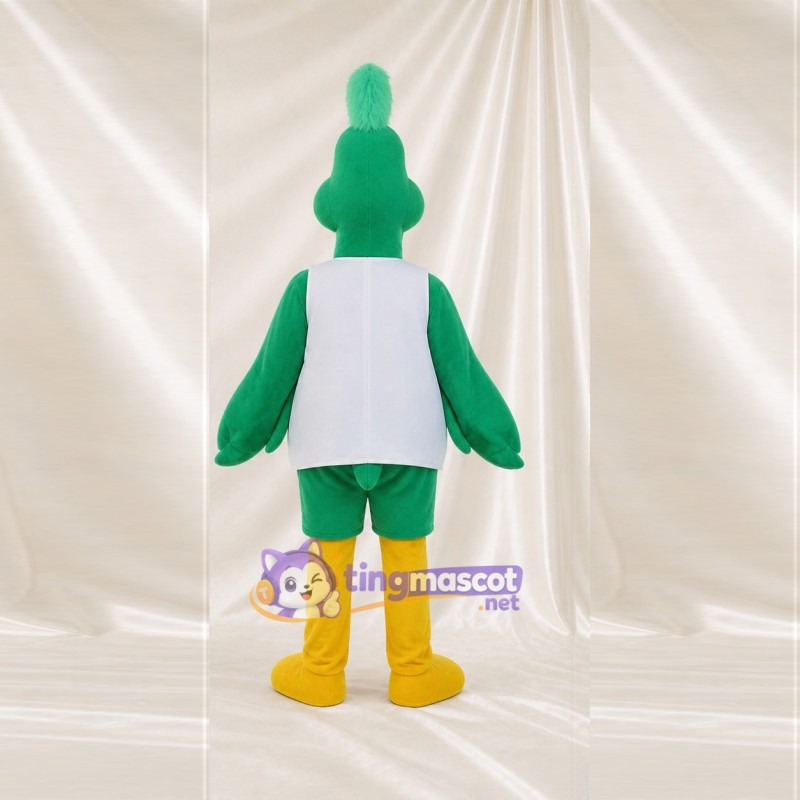 Canard vert Costume de mascotte intégral pour adultes Événements gastronomiques
