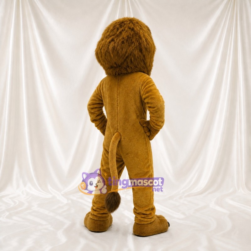 Mane Framing Lion Mascot Costume Full Body for Adults Zoos