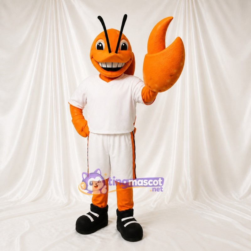 Lobster Athlete Mascot Costume Full Body for Adults Food Events