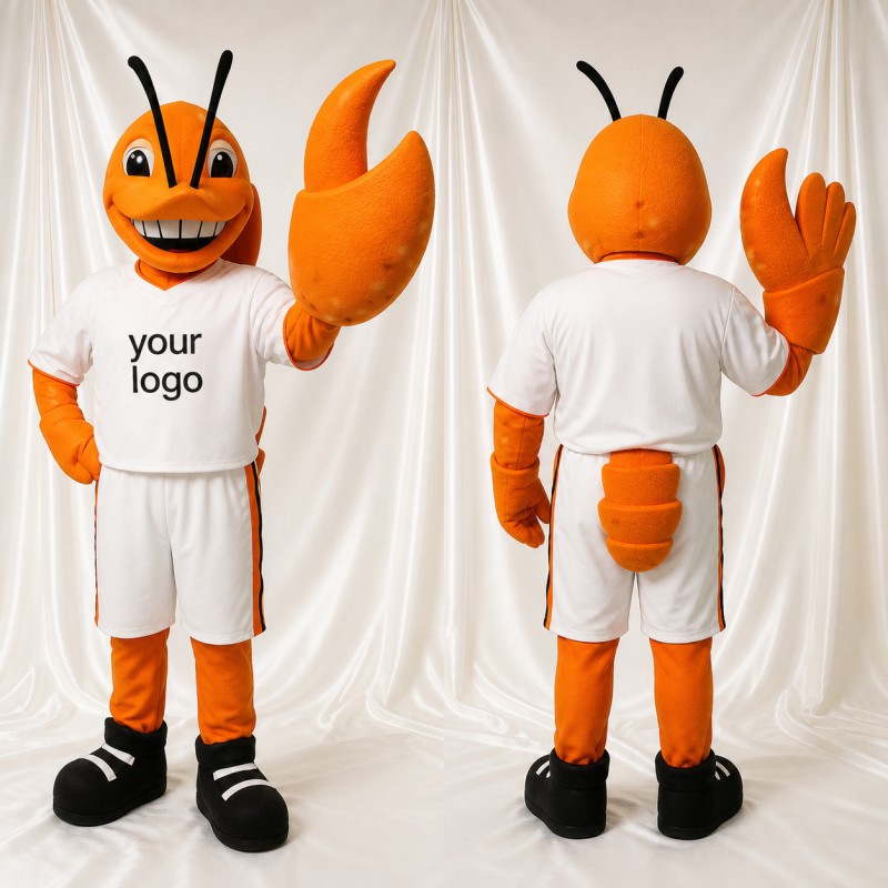 Lobster Athlete Mascot Costume Full Body for Adults Food Events