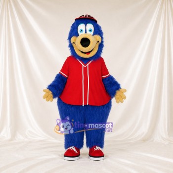 Bear Athlete Mascot Costume Full Body for Adults Sports Events