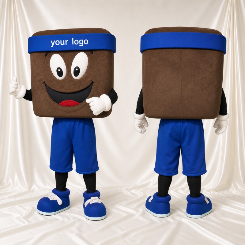 Chocolate Bar Mascot Costume Full Body for Adults Promotions