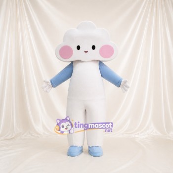 Nuage Costume de mascotte intégral pour adultes Événements scolaires