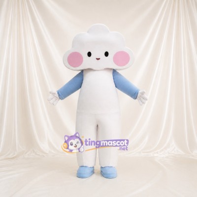 Cloud Mascot Costume Full Body for Adults School Events