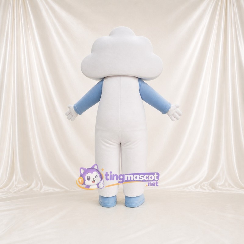 Cloud Mascot Costume Full Body for Adults School Events