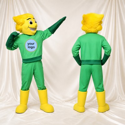 Superhero Mascot Costume Full Body for Adults School Events
