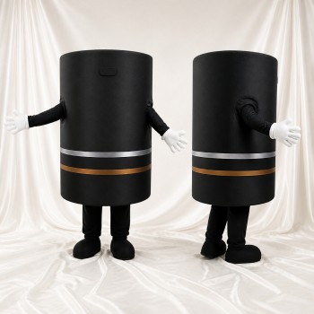 Batterie Costume de mascotte intégral pour adultes Événements technologiques