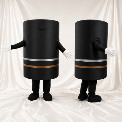 Battery Mascot Costume Full Body for Adults Tech Events