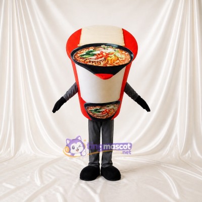 Noodle Cup Mascot Costume Full Body for Adults Food Events