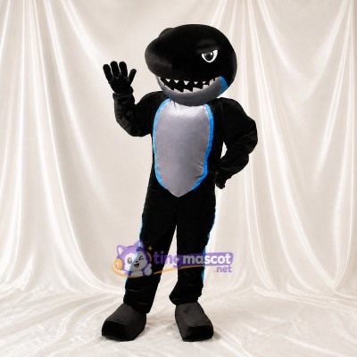 Black Shark Mascot Costume Full Body for Adults Aquariums