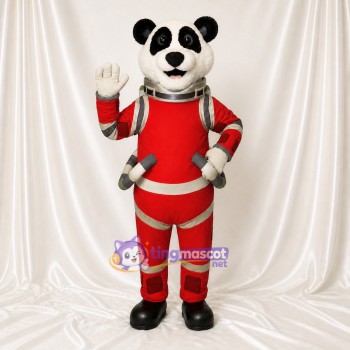 Panda Astronaut Mascot Costume Full Body for Adults School Events