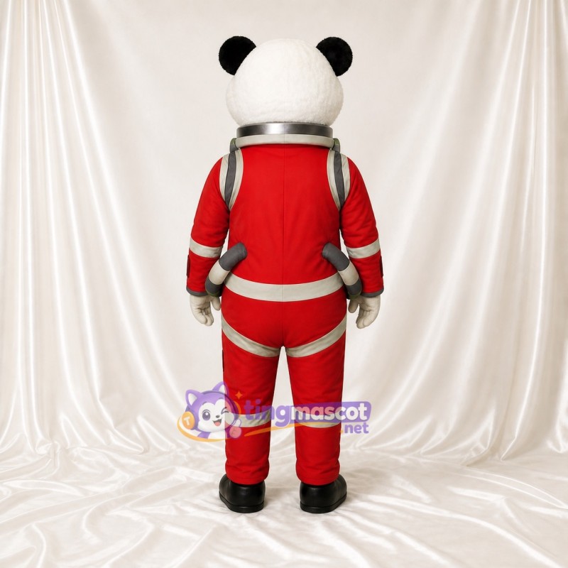 Panda Astronaut Mascot Costume Full Body for Adults School Events