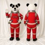 Panda Astronaut Mascot Costume Full Body for Adults School Events