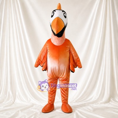 Orange Toucan Mascot Costume Full Body for Adults Zoos