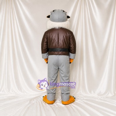 Tiger Warrior Mascot Costume Full Body for Adults School Events