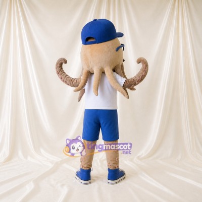 Athlète Poulpe Costume de mascotte intégral pour adultes Aquariums