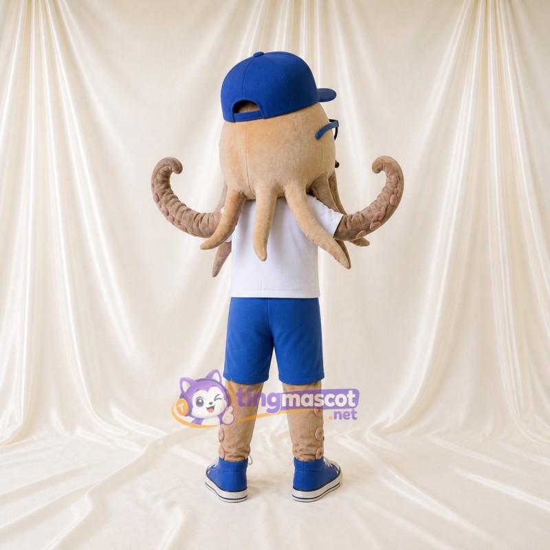 Athlète Poulpe Costume de mascotte intégral pour adultes Aquariums