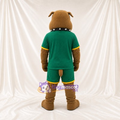 Bulldog Athlete Mascot Costume Full Body for Adults Sports Events