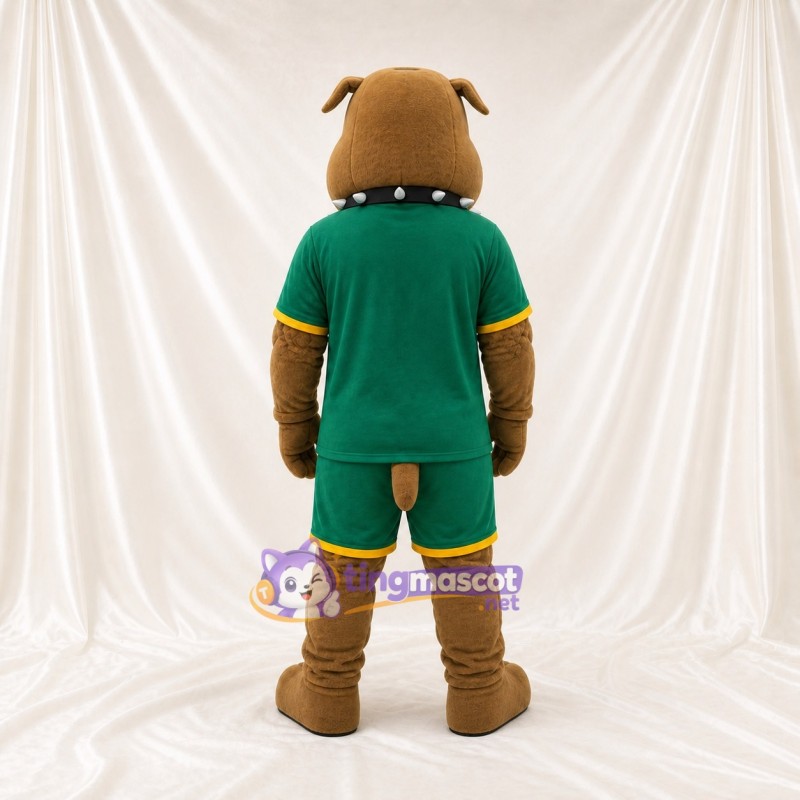 Bulldog Athlete Mascot Costume Full Body for Adults Sports Events