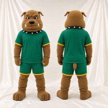Bouledogue athlète Costume de mascotte intégral pour adultes Événements sportifs