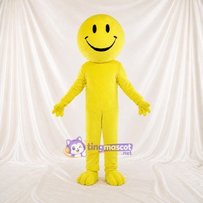 Smiley Mascot Costume Full Body for Adults School Events