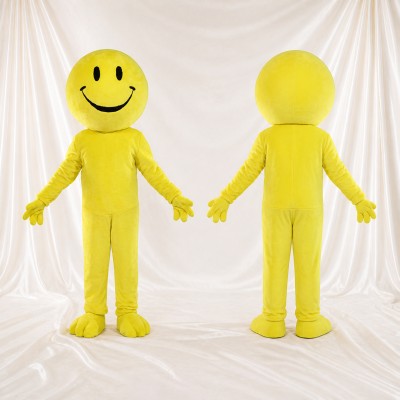 Smiley Mascot Costume Full Body for Adults School Events