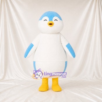 Pingouin Blanc Costume de mascotte intégral pour adultes Événements scolaires