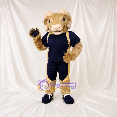 Athlète Bélier Costume de mascotte intégral pour adultes Événements sportifs