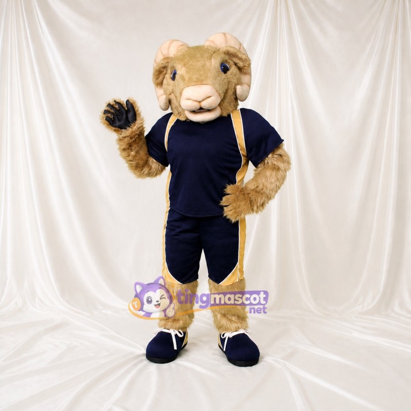 Athlète Bélier Costume de mascotte intégral pour adultes Événements sportifs
