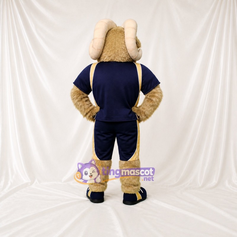 Athlète Bélier Costume de mascotte intégral pour adultes Événements sportifs