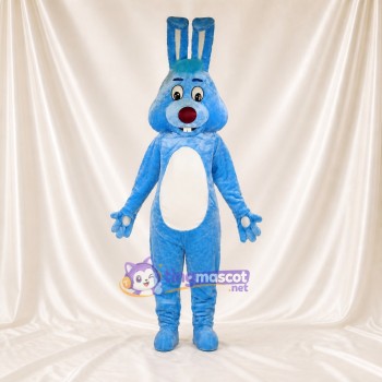 Cartoon Facial Rabbit Mascot Costume Full Body for Adults School Events