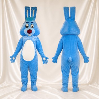 Cartoon Facial Rabbit Mascot Costume Full Body for Adults School Events