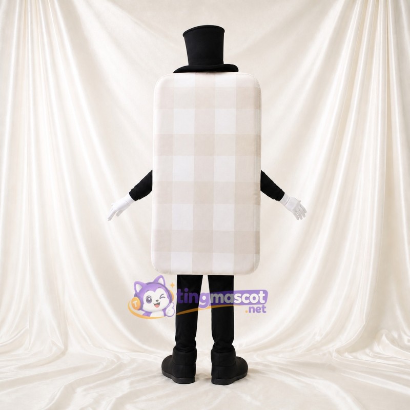 Tufted Mattress Mascot Costume Full Body for Adults Promotions