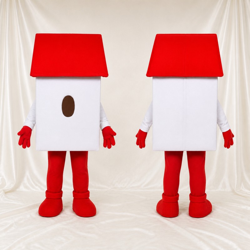 House Mascot Costume Full Body for Adults Trade Shows