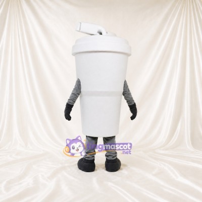 Coffee Cup Mascot Costume Full Body for Adults Trade Shows