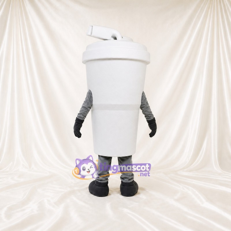 Coffee Cup Mascot Costume Full Body for Adults Trade Shows