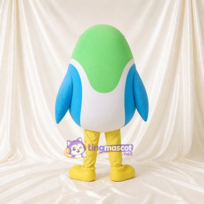 Green Duck Mascot Costume Full Body for Adults School Events