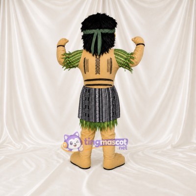 Island Warrior Mascot Costume Full Body for Adults School Events