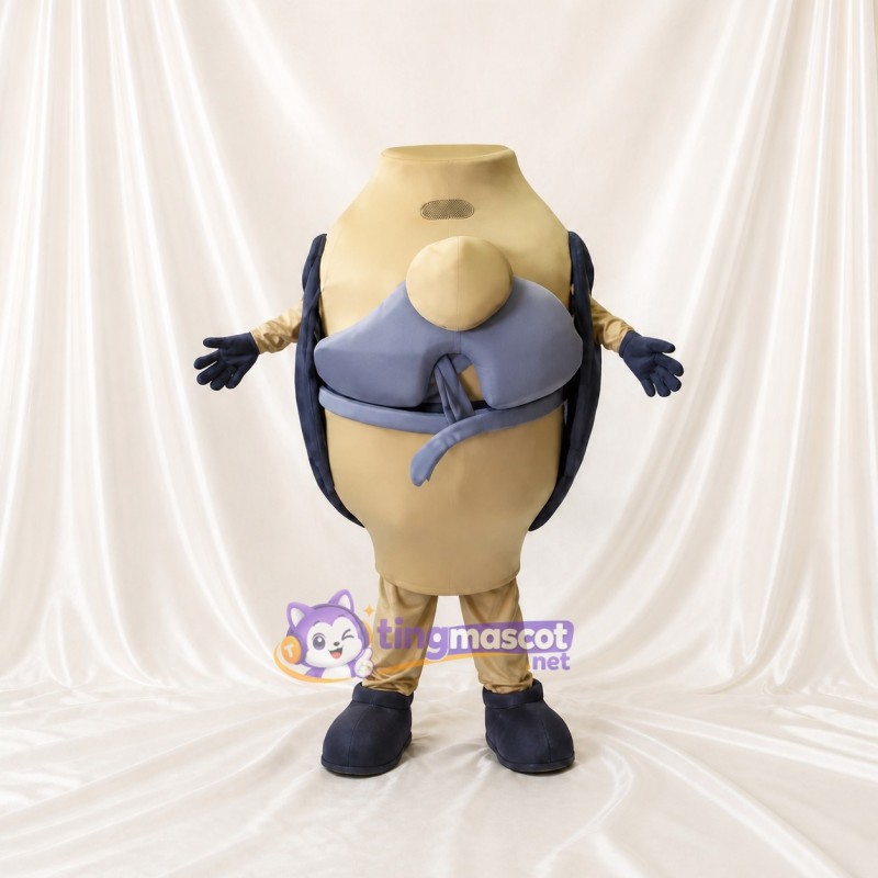 Propeller Aircraft Mascot Costume Full Body for Adults School Events
