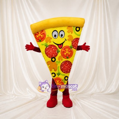 Pizza Slice Mascot Costume Full Body for Adults Trade Shows