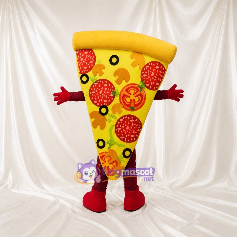 Pizza Slice Mascot Costume Full Body for Adults Trade Shows