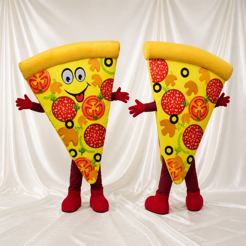 Pizza Slice Mascot Costume Full Body for Adults Trade Shows