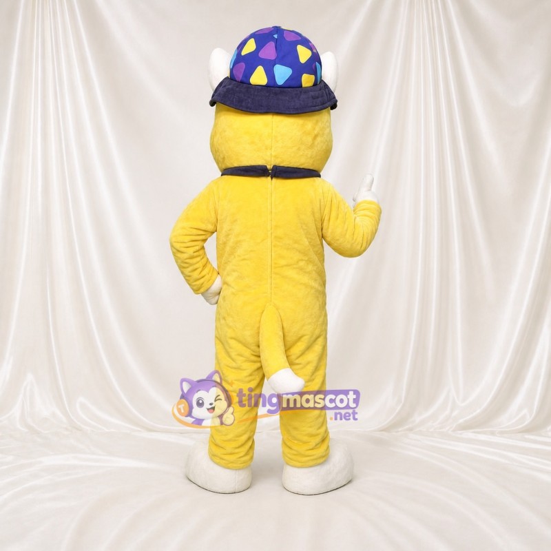 Cartoon Facial Dog Mascot Costume Full Body for Adults School Events