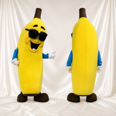 Banana Mascot Costume Full Body for Adults Trade Shows