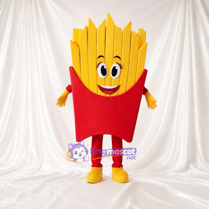 Frites Costume de mascotte intégral pour adultes Salons professionnels
