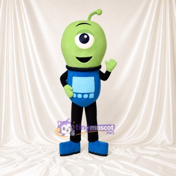 Alien Facial Dessin Animé Costume de mascotte intégral pour adultes Événements scolaires